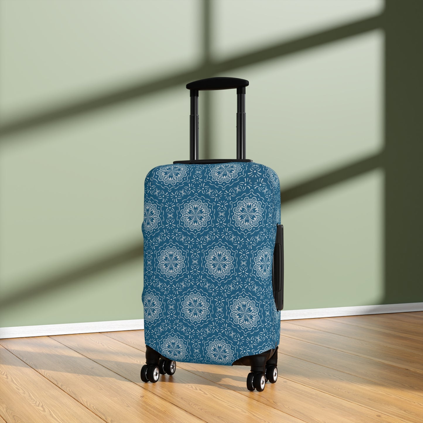 The Blue BoHo Luggage Cover