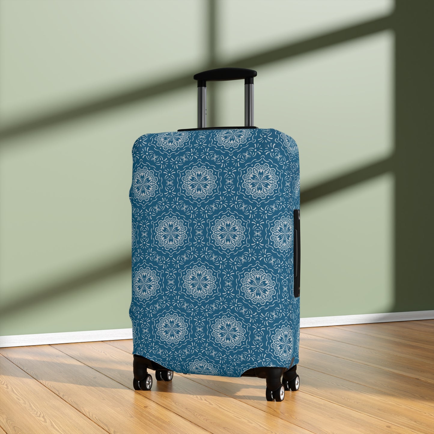 The Blue BoHo Luggage Cover