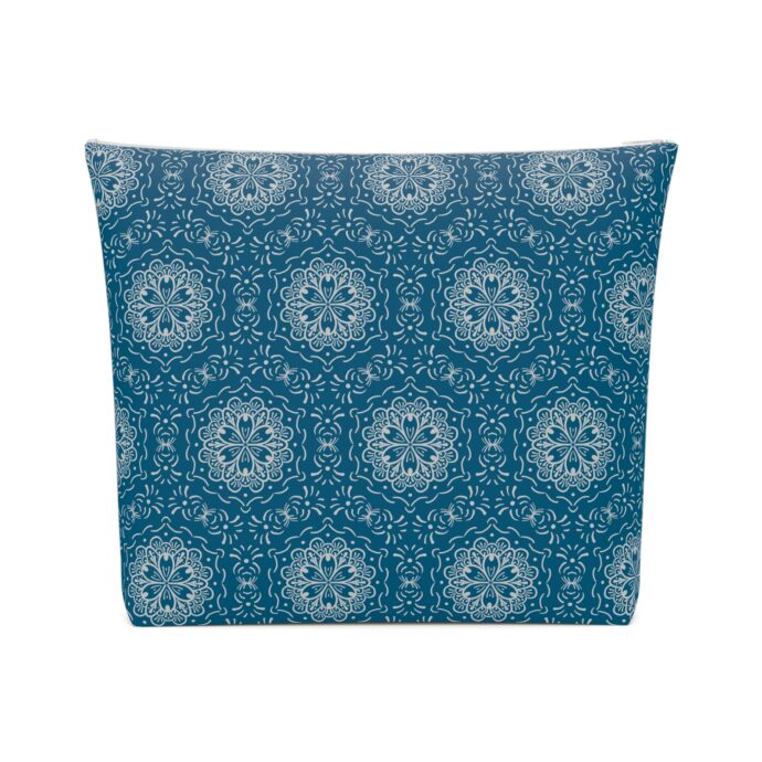 The Blue BoHo Cotton Drill Cosmetic Bag - Image 2