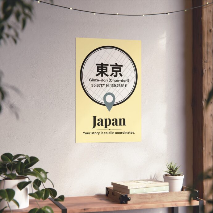 Tokyo Coordinates Poster - Image 2
