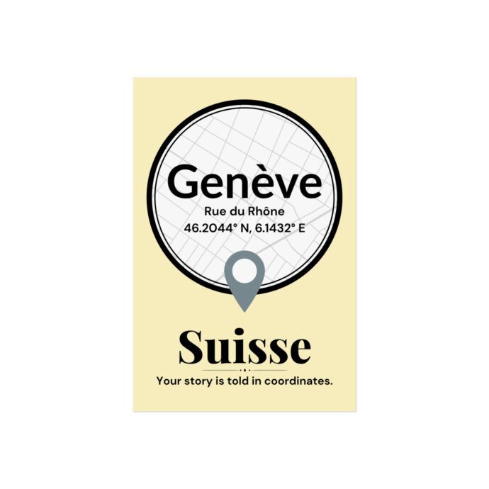 Geneva Coordinates Poster - Image 3