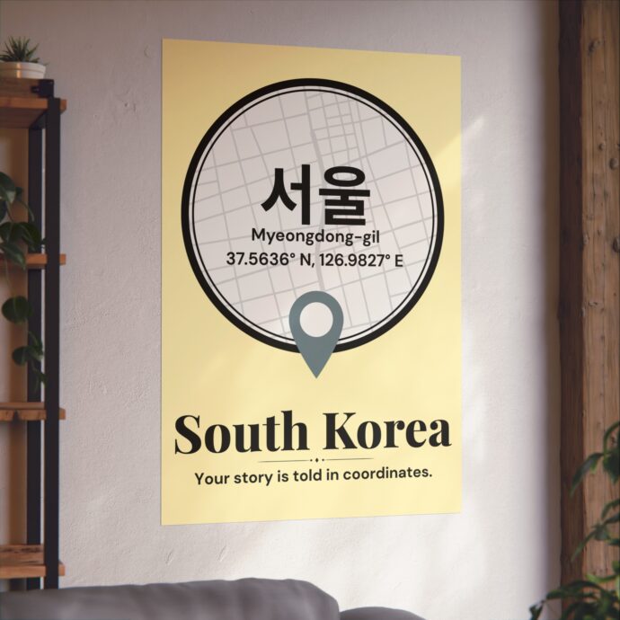 Seoul Coordinates Poster - Image 4