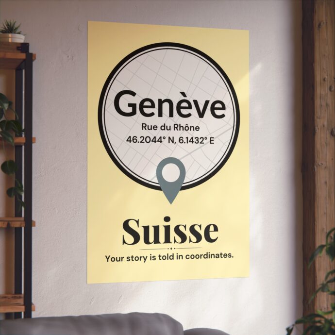 Geneva Coordinates Poster - Image 4