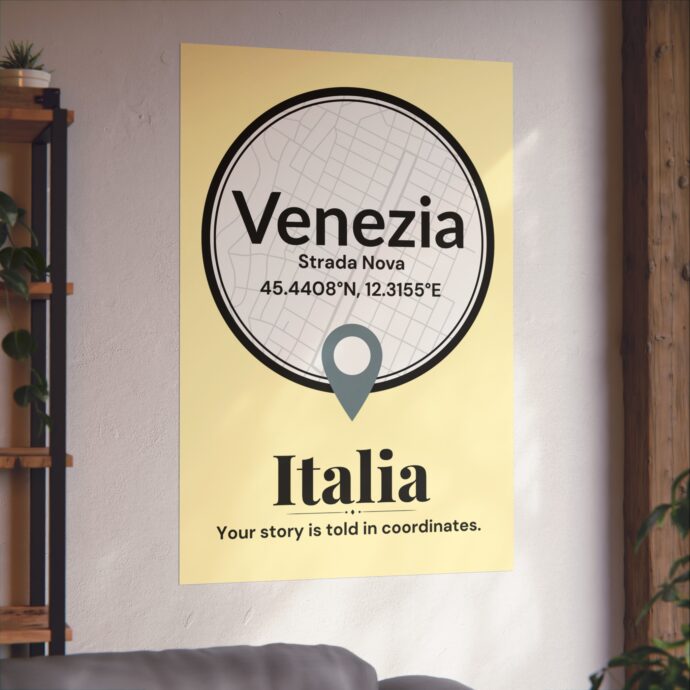 Venezia Coordinates Poster - Image 4