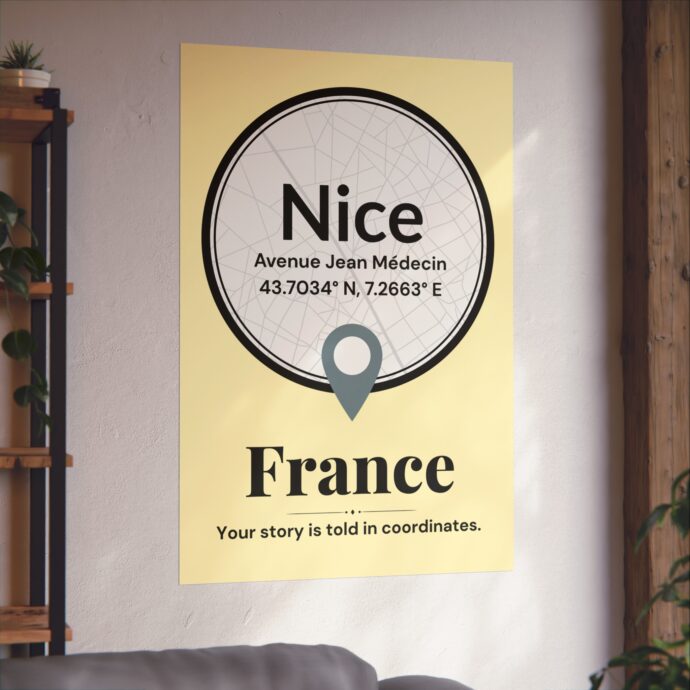 Nice Coordinates Poster - Image 4