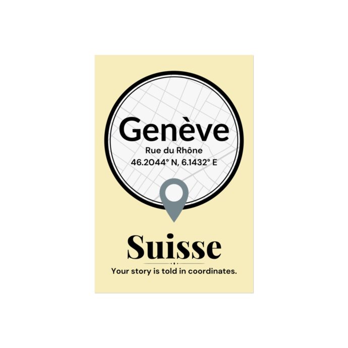 Geneva Coordinates Poster